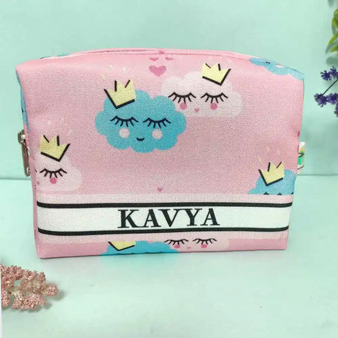 Personalized Cloud Printed Kids Box Pouch